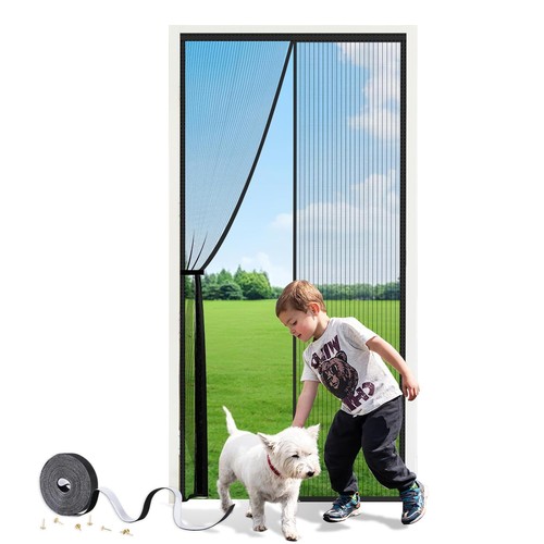 Smaluck magnetic door screen - magnetic,