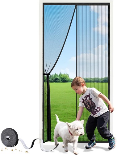 Magnetic insect door screen - magnetic,