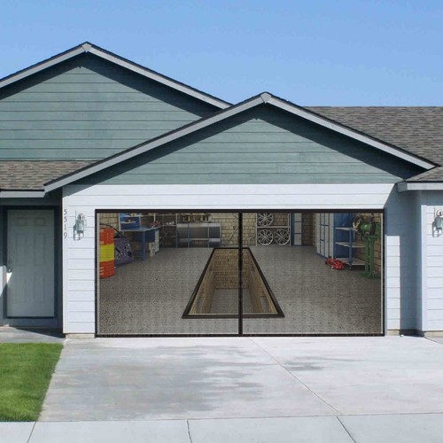 Garage door retractable screen - garage,