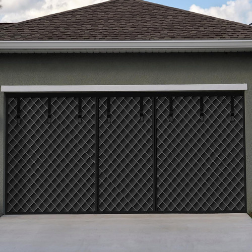 Winter garage door screen - door,