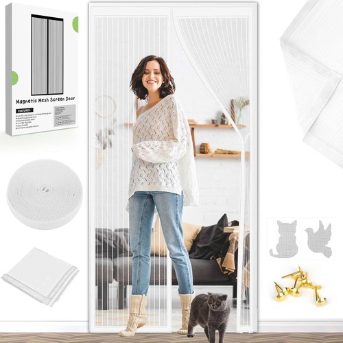 Magnetic fly screen - screen, door