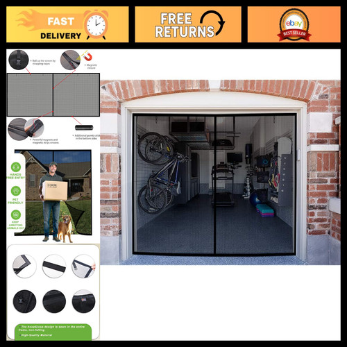 Magnetic garage door screen - magnetic,