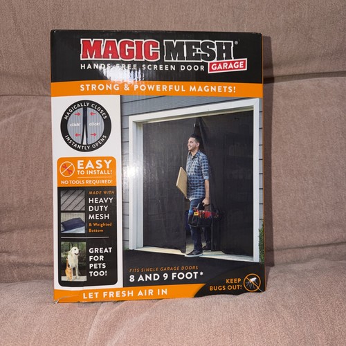 Magnetic garage door screen - door,