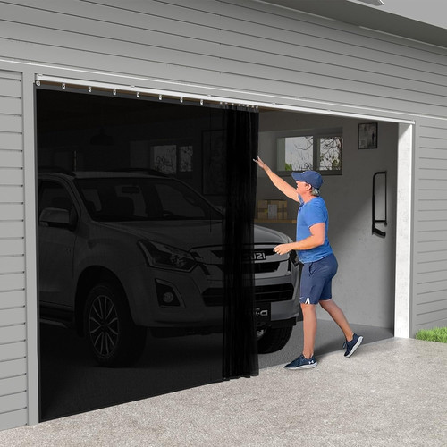 Sliding garage door screen - sliding,