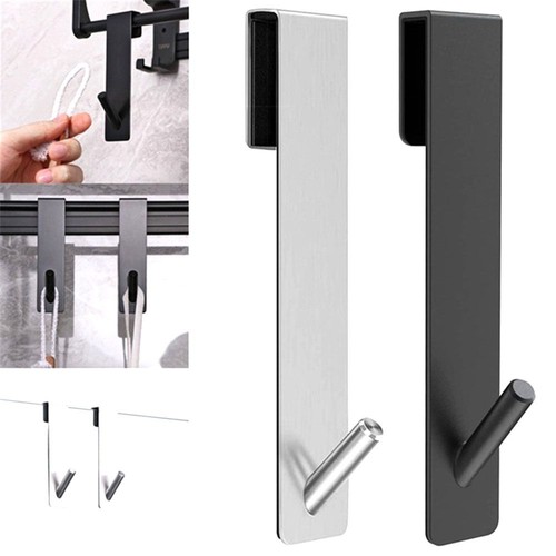 2pc glass shower - door, hook