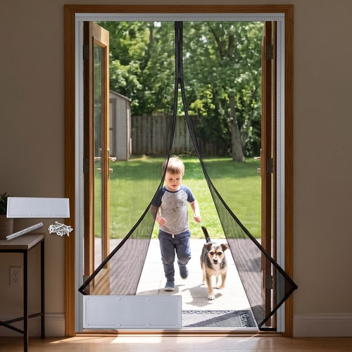 Magnetic garage door screen - magnetic,