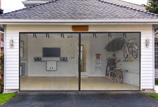 Durable Magnetic Garage Screen