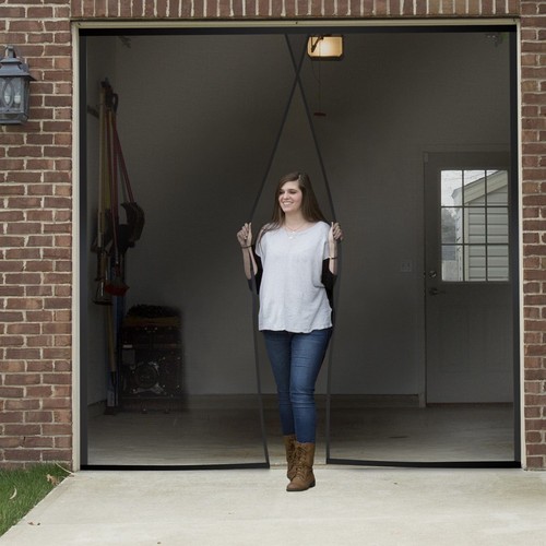 Garage door screen single - screen,
