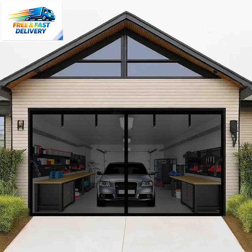 Magnetic garage door - garage,