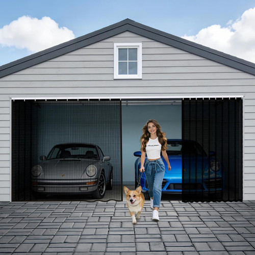 Sliding garage door screen - screen, 2