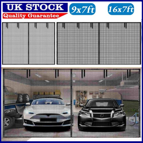 Magnetic double garage screen - double,
