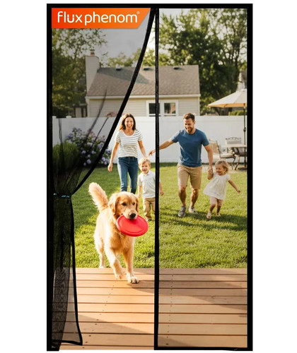 Magnetic fly screen door - magnetic,