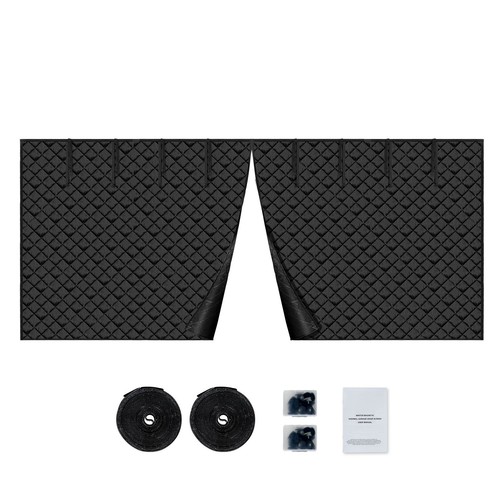 Garage door screen - garage, winter