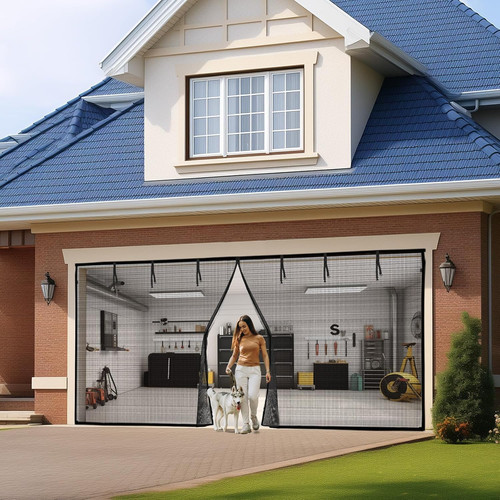 Garage door screen car - door, 2
