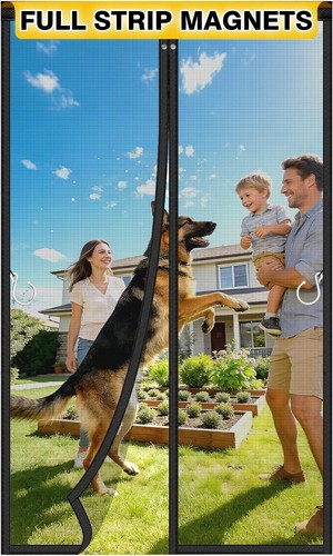 Magnetic fly screen door - fly,