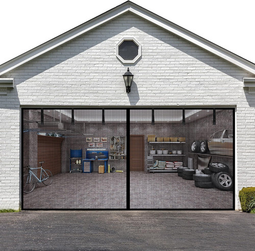 Garage door screen - door, for
