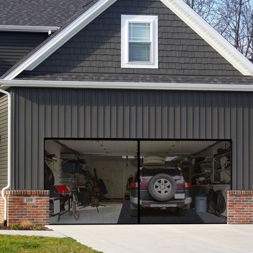 Retractable garage screen - garage,