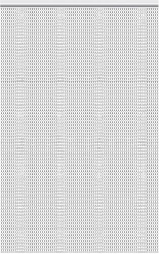 Grey 90x200cm chain fly screen - 90x200cm,