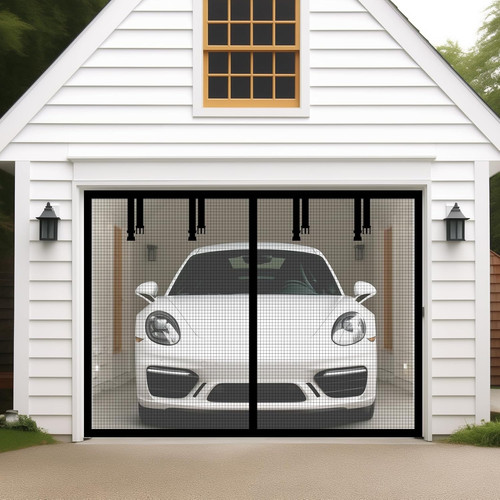 Magnetic garage door screen - garage,