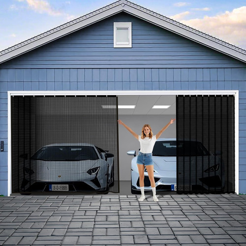 Sliding garage door screen - garage, 2