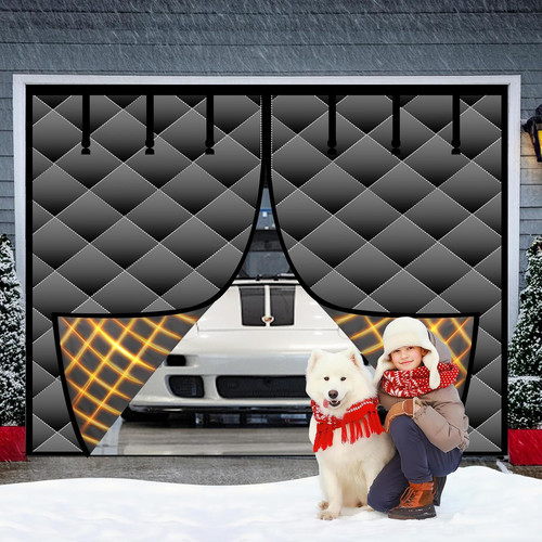 Garage door screen for winter - garage,