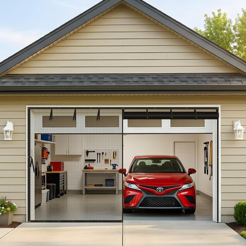 Garage door screen for - garage,