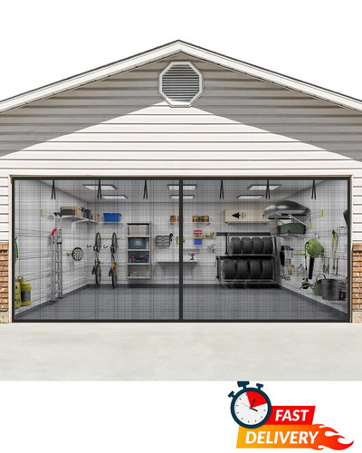 Garage door screen 16x7ft - garage,